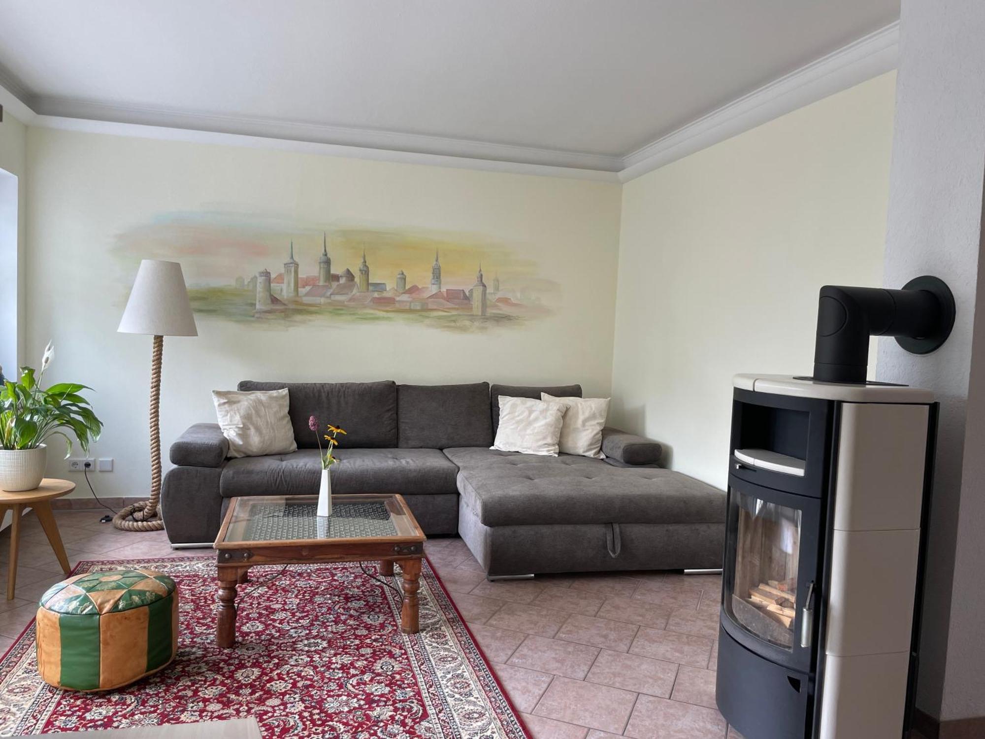Ferienhaus Amare Mit Fasssauna, Eigener Terrasse & Kamin 包岑 外观 照片